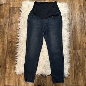oh mama! Maternity Dark Denim Skinny Jeans Size Medium